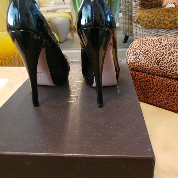 Gucci Patent Leather platform pump - Picture 3 of 4